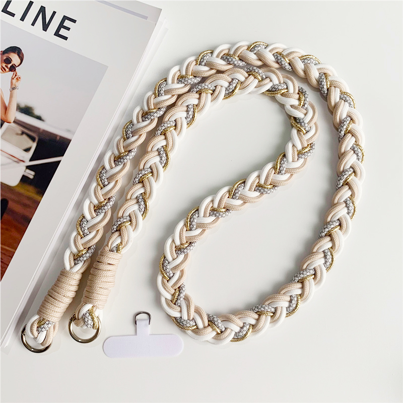 Crossbody Lanyard Neck Strap Case - Novo cordão de telefone destacável ajustável