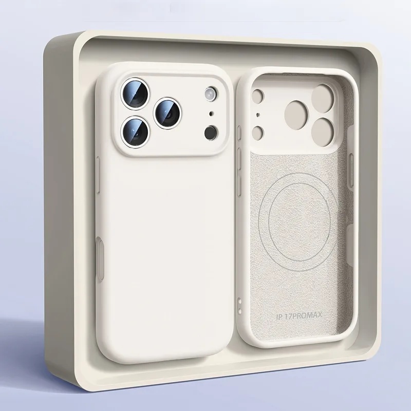 Liquid Silicone Magnetic Phone Case - Capa de Silicone Líquido Magnética Original