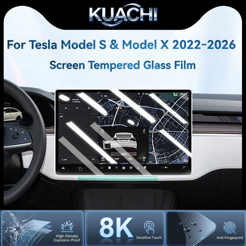 Matte Anti Glare Screen Protector - Para Tesla Model S / Model