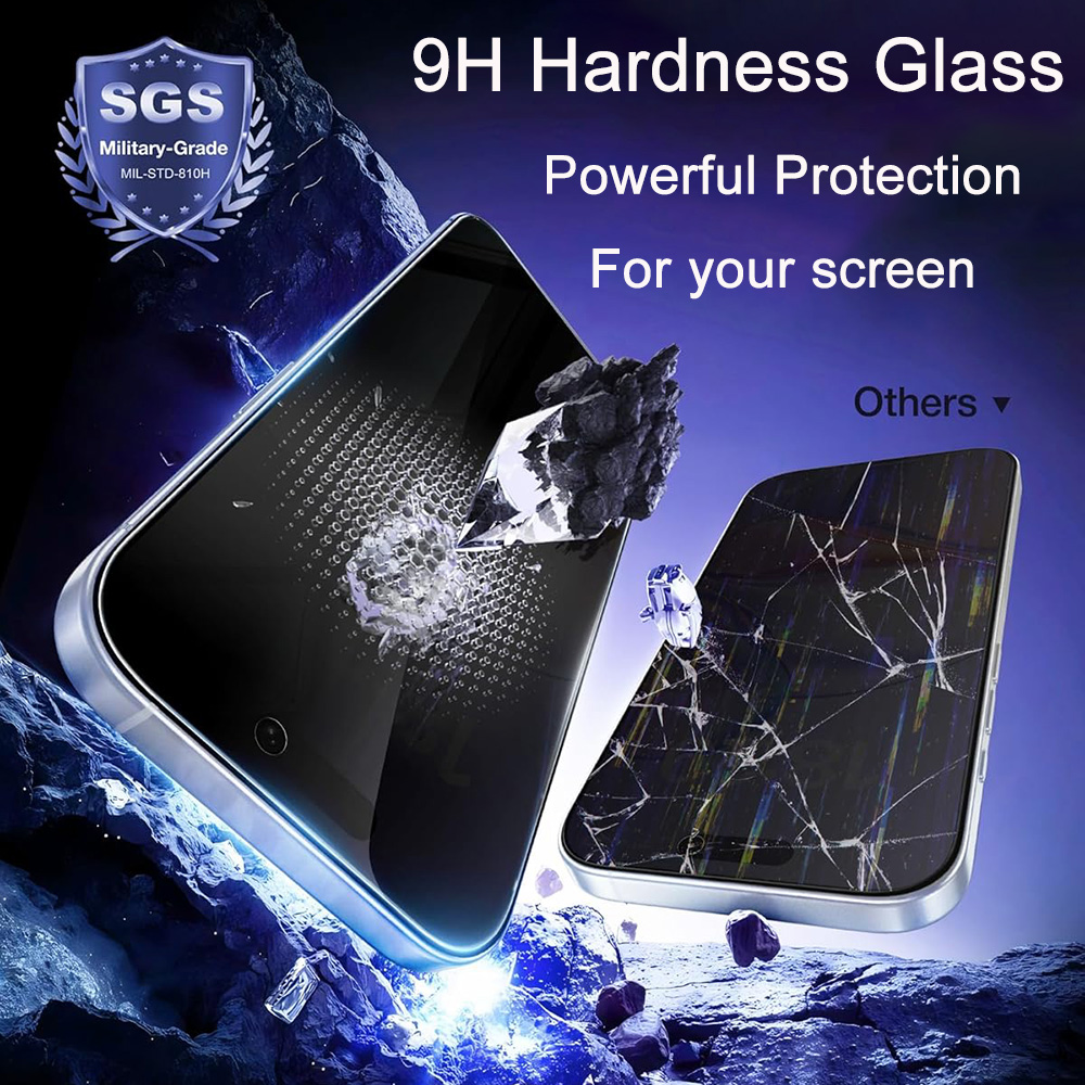 3 Peças de Vidro Temperado Ant - Anti Spy Privacy Glass Case avaliação e preço