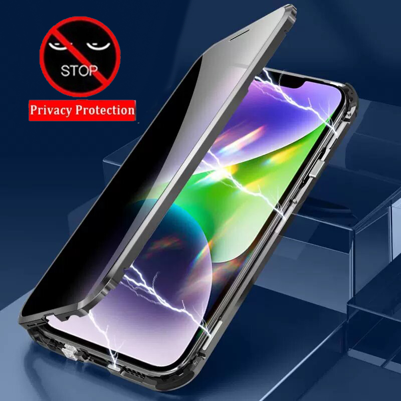 Capa protetora para telemóvel  - Anti Spy Privacy Glass Case avaliação e preço