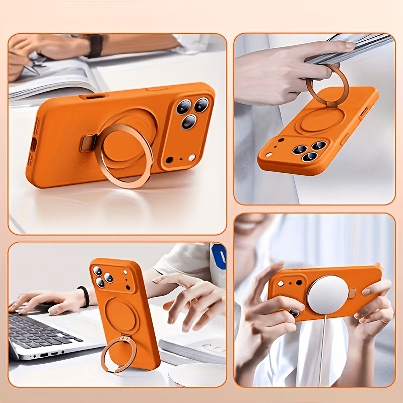 Capa de Silicone Líquido Magné - Liquid Silicone Magnetic Phone Case avaliação e preço