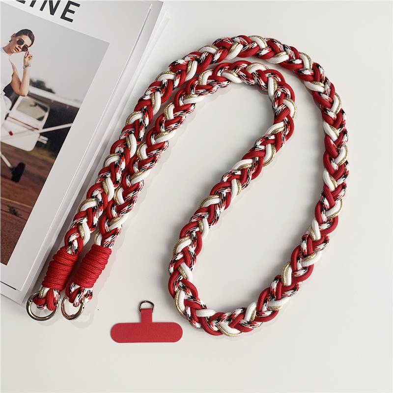 Novo cordão de telefone destac - Crossbody Lanyard Neck Strap Case avaliação e preço