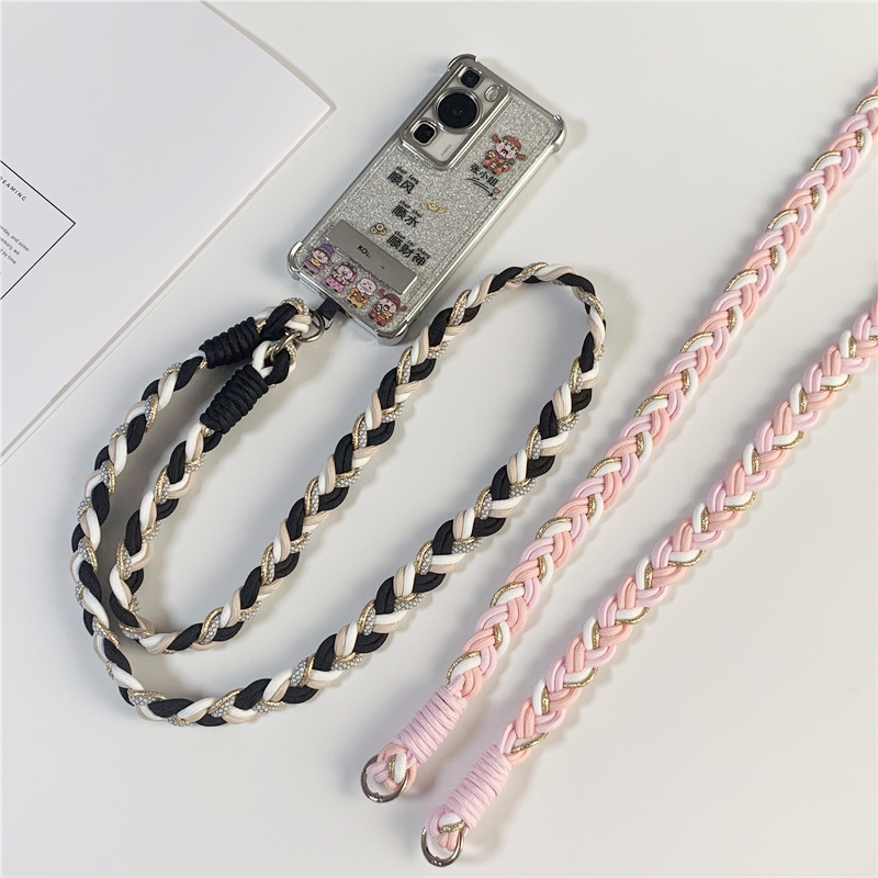 Novo cordão de telefone destac - Crossbody Lanyard Neck Strap Case avaliação e preço