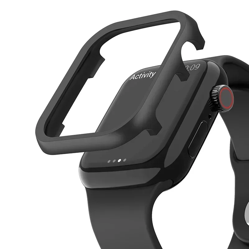 Para iwatch se série 10 9 8 7  - Metal Bumper Aluminum Frame Case avaliação e preço