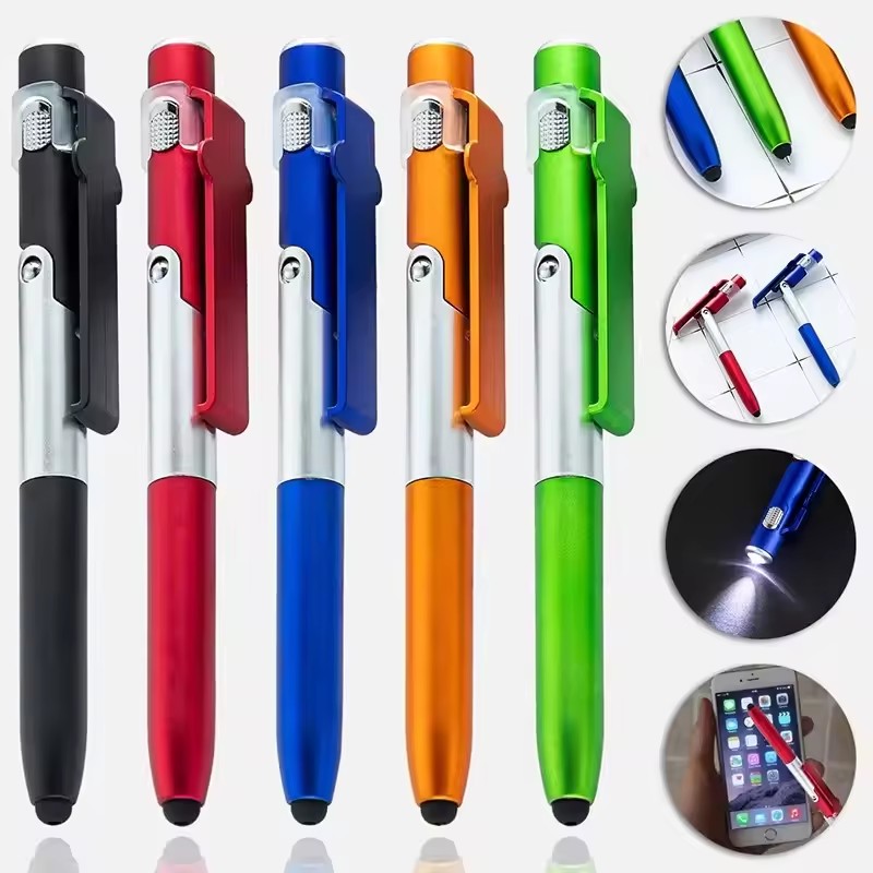 Caneta Multifuncional 4 em 1,  - Phone Stands avaliação e preço