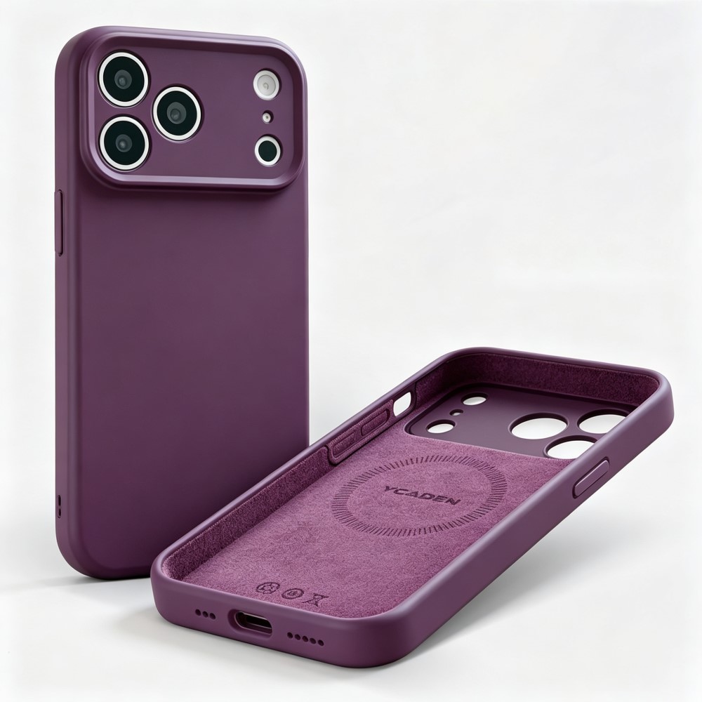 Capa Magnética de Silicone Líq - Liquid Silicone Magnetic Phone Case avaliação e preço