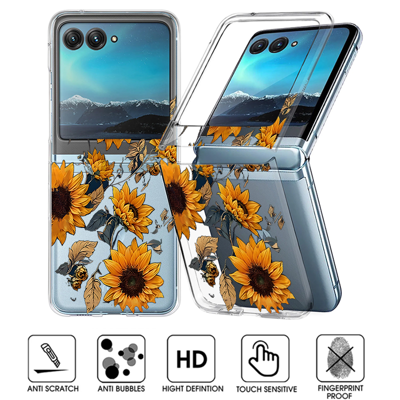Girassóis padrão claro caso de - Clear Shockproof Bumper Case avaliação e preço