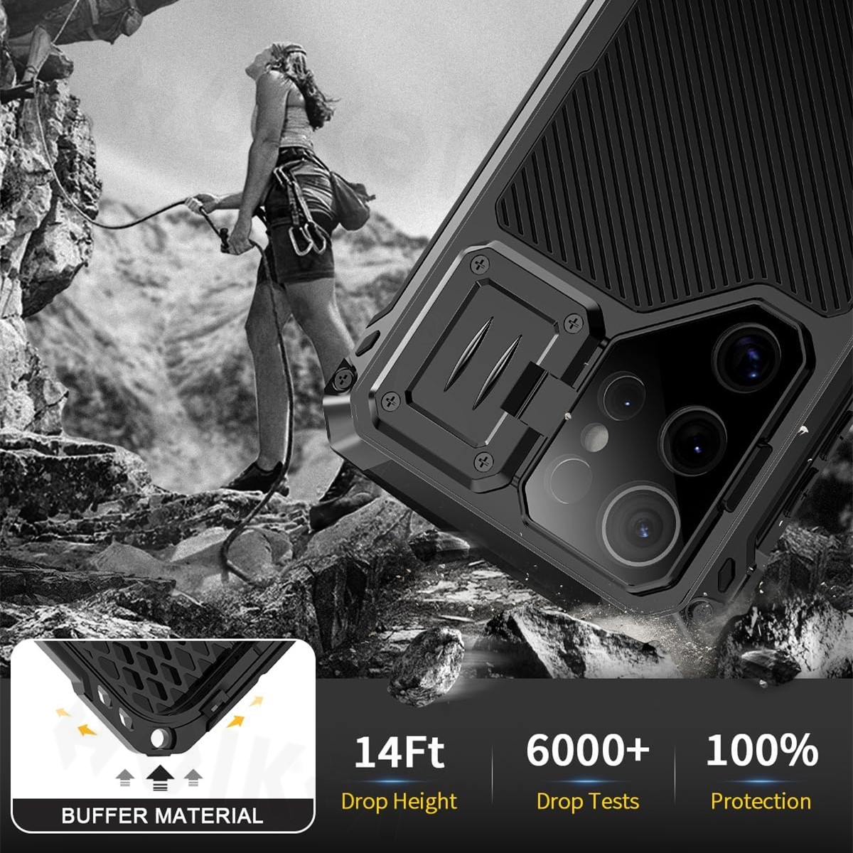 Capa para samsung galaxy s25 u - Heavy Duty 360 Full Body Protective Case avaliação e preço