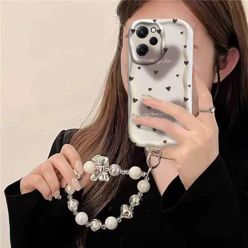 Capa para RENO 15 15F 14 PRO 1 - Cute Cartoon Wrist Strap Silicone Case avaliação e preço