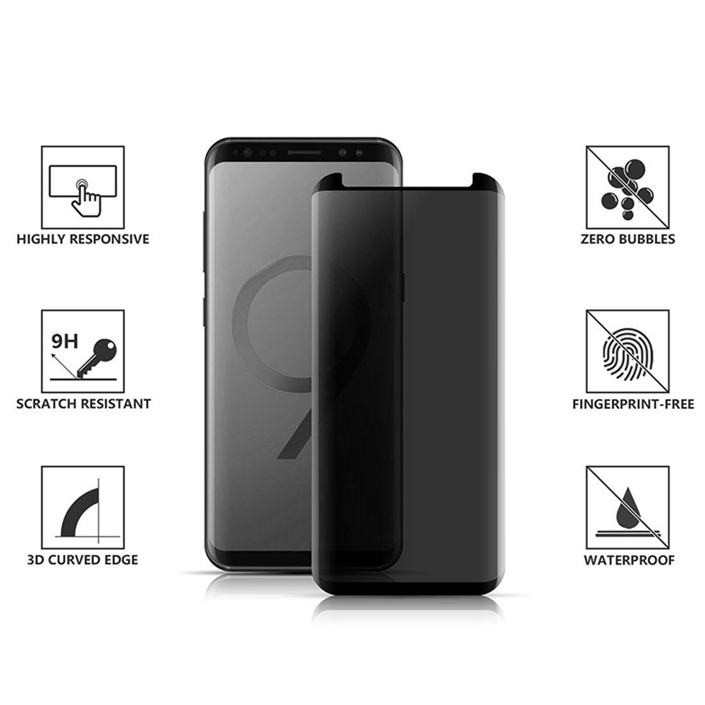 Película de vidro temperado co - Anti Spy Privacy Glass Case avaliação e preço