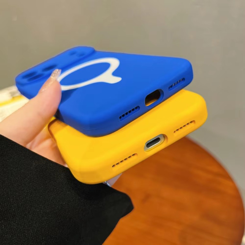 Capa de silicone líquido com í - Liquid Silicone Magnetic Phone Case avaliação e preço