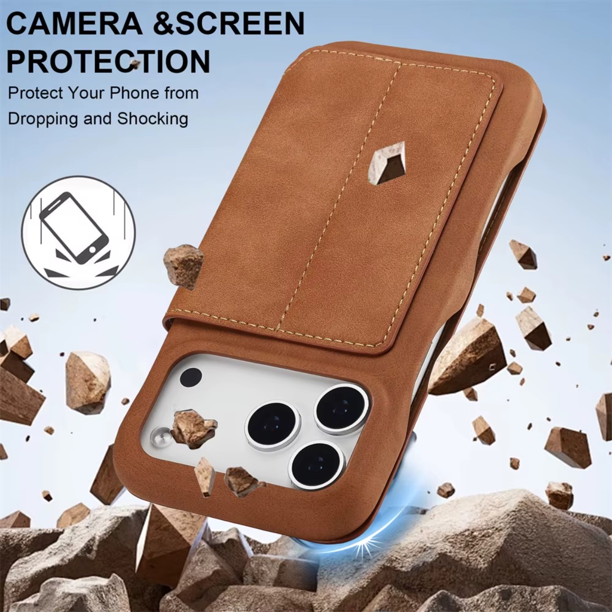 Carteira de couro magnética fl - Leather Wallet Card Holder Phone Cover avaliação e preço
