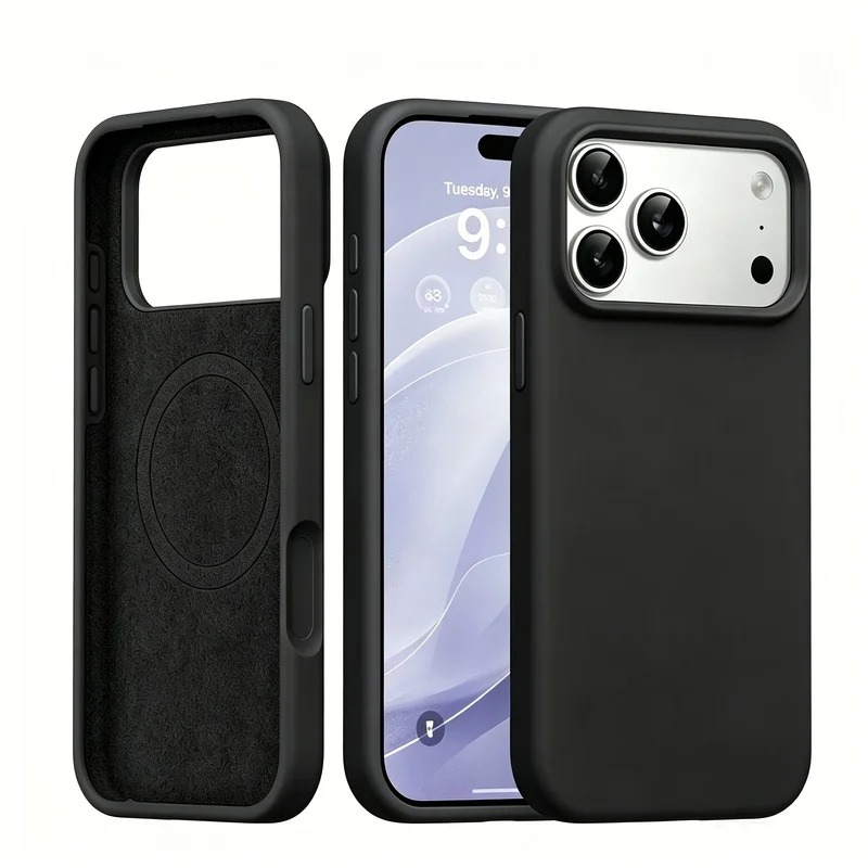 Capa de silicone líquido magné - Liquid Silicone Magnetic Phone Case avaliação e preço