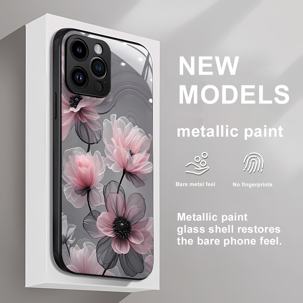 Flower Tempered Glass Case For - Screen Protectors avaliação e preço