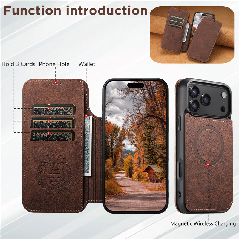 Carteira de couro retrô flip f - Leather Wallet Card Holder Phone Cover avaliação e preço