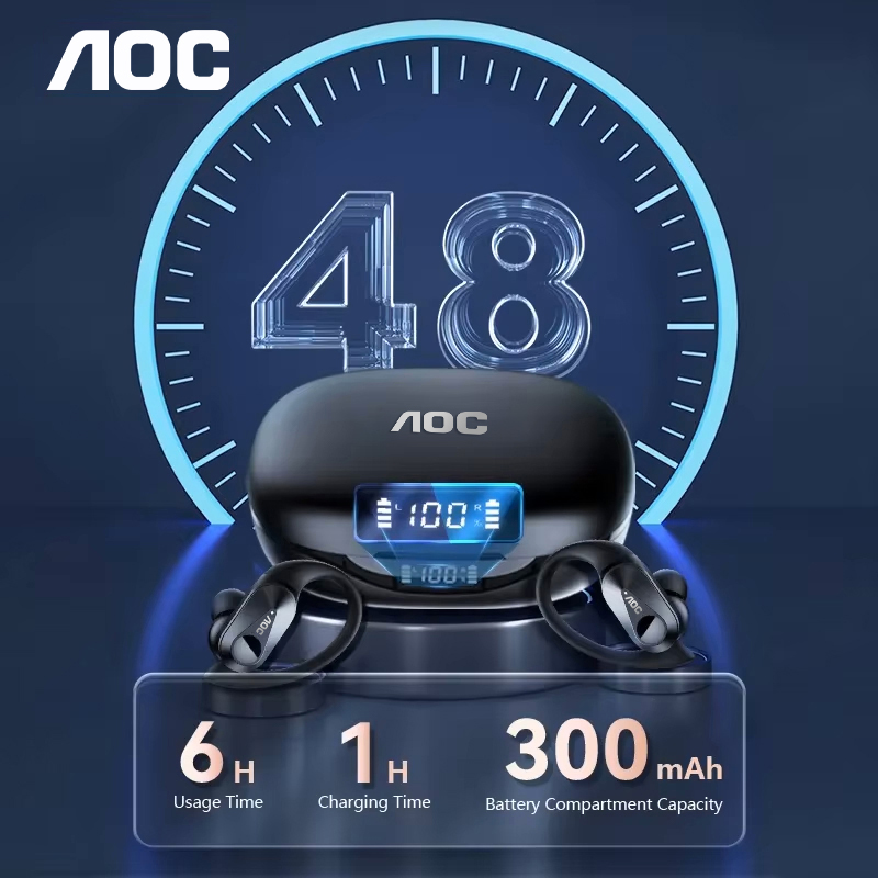 Fone de Ouvido Esportivo AOC S - Earphones avaliação e preço