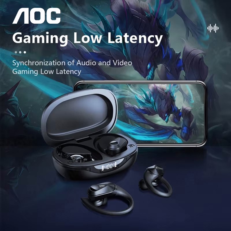 Fone de Ouvido Esportivo AOC S - Earphones avaliação e preço