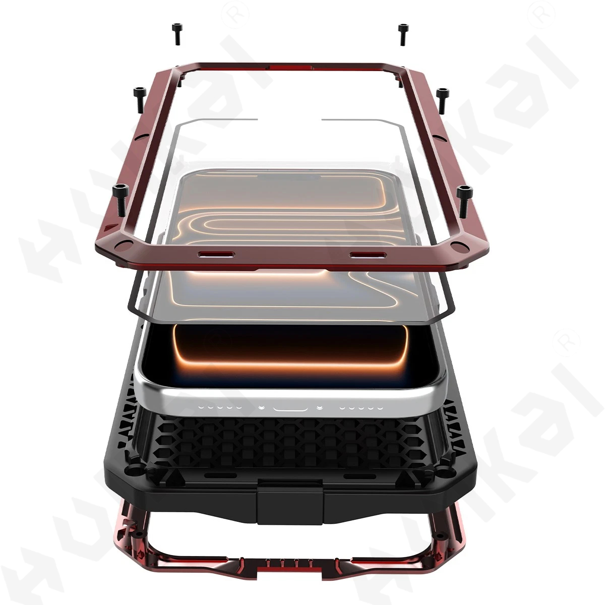 Capa para iPhone 18 17 16 15 1 - Heavy Duty 360 Full Body Protective Case avaliação e preço