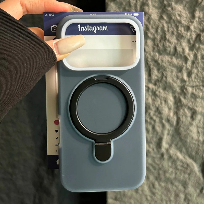 Capa de Silicone Líquido Cor D - Liquid Silicone Magnetic Phone Case avaliação e preço