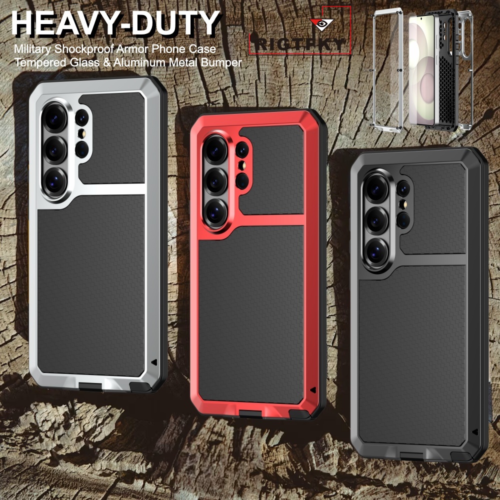 Capa para Samsung S26 Ultra, S - Heavy Duty 360 Full Body Protective Case avaliação e preço