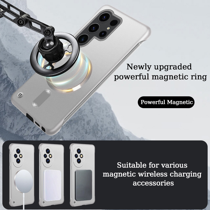Capa de Telefone Magnética Fin - Ultra Thin Frameless Phone Cover avaliação e preço