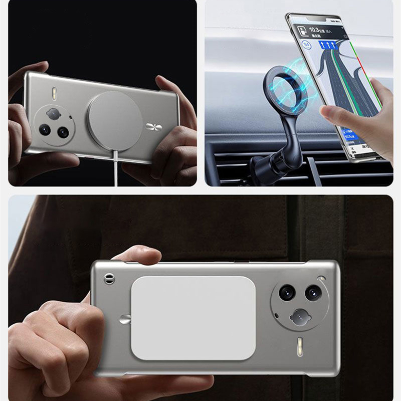 Luxo ultra fino metálico sem m - Ultra Thin Frameless Phone Cover avaliação e preço