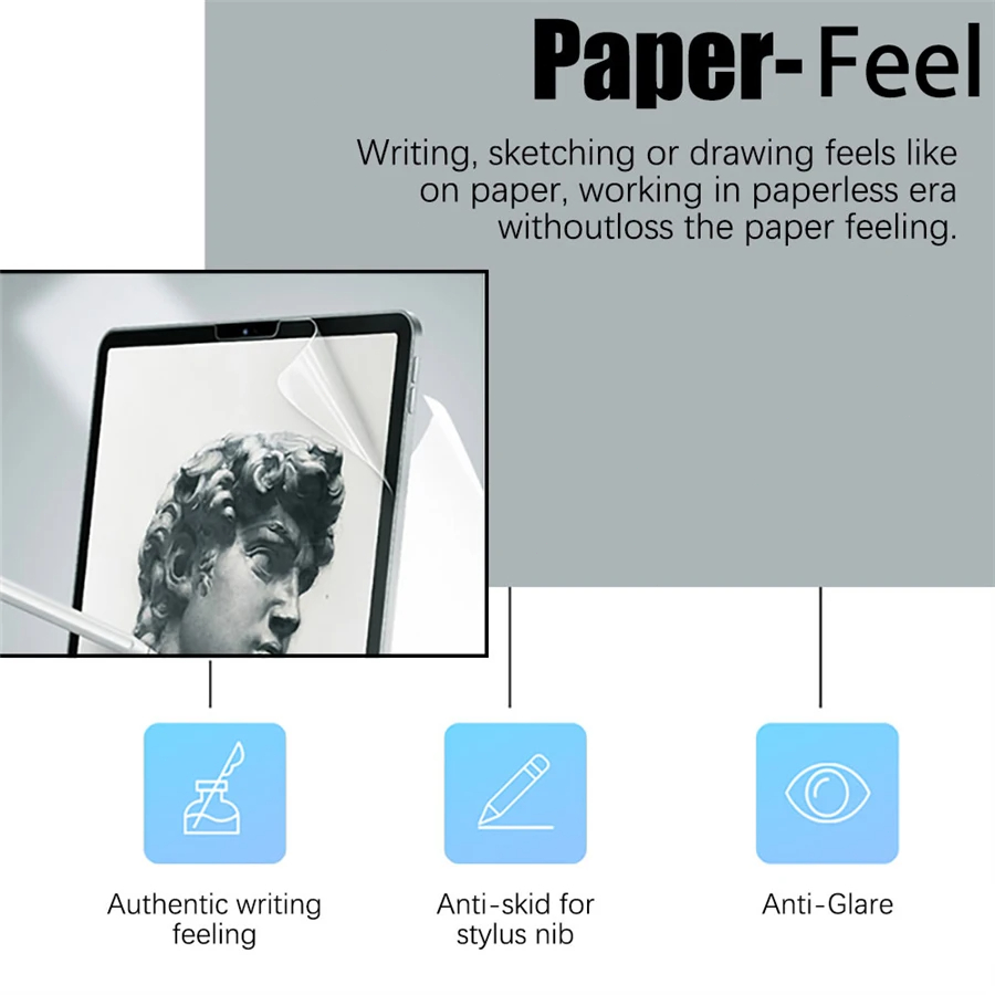 3 pçs papel sentir como protet - Matte Anti Glare Screen Protector avaliação e preço
